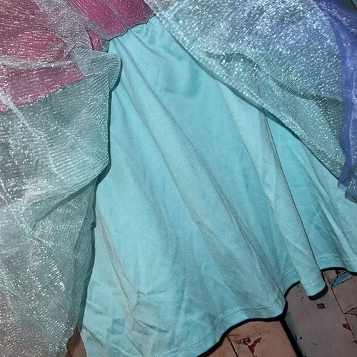 Disney Minnie Mouse Unicorn Hoodie Tulle Flare Long Sleeved sweatshirt dress 7/8 - Picture 7 of 9