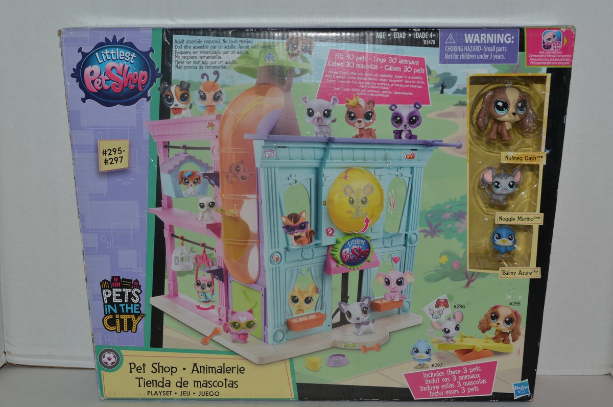 Littlest Pet Shop~#295~Dog~#296~Mouse~#297~Bird~Complete