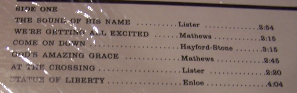 The John Mathews Family "The Sound of His Name" TEMPO GOSPEL LP OTIS FOREST - Image 2 of 4