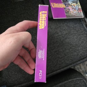 Ultima Exodus Nintendo NES, 1989. CIB Box, Cart, Manual. Good condition. 