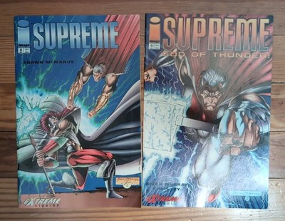 Lot Of 2 SUPREME #8 (1993) & #9 (1994) Image Comics