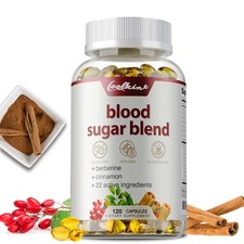 Blood Sugar Blend 800mg - with Berberine  Cinnamon - Glucose Balance  Control