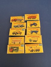 10 Vintage Matchboxes Horse Box Bus Jeep Tractor Truck Lamborghini