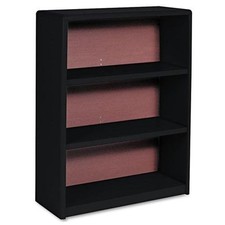 Safco Valuemate Bookcase - 31.8" X 13.5" X 41" - Steel, Fiberboard, Plastic - 3