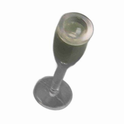 2x Dollhouse Champagne Glass Model Miniature Bar Pub Champagne Cup Toy Acces HOT