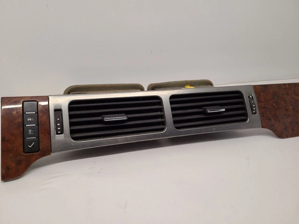 2007 2008 CHEVROLET AVALANCHE 1500 CENTER DASH VENTS W WOODGRAIN TRIM 15923338 Foto 3 de 4