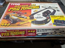 1981 Tyco Magnum 440 Pro Racing HO Slot Car Set