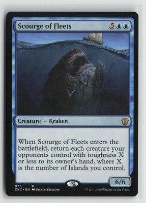 Scourge of Fleets 35 Commander: Zendikar Rising ZNC MTG Magic