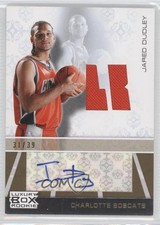 2007-08 Topps Luxury Box Rookie Relics Gold 31/39 Jared Dudley #RARJD Auto 0h4