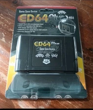 New ED64 Plus Cartridge Expansion Cartridge for Nintendo 64 Console Memory Card
