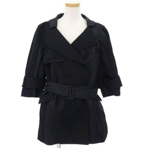 LOUIS VUITTON（LV） Cappotto nero Louis Vuitton taglia 40 grado corte B autentico dal Giappone