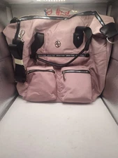 Adrienne Vittadini Pink  Carry On Duffle Bag Tote, NWT 18x14