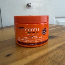 Cantu Shea Butter Coconut Curling Cream Styling 12 Oz NEW Travel Unisex
