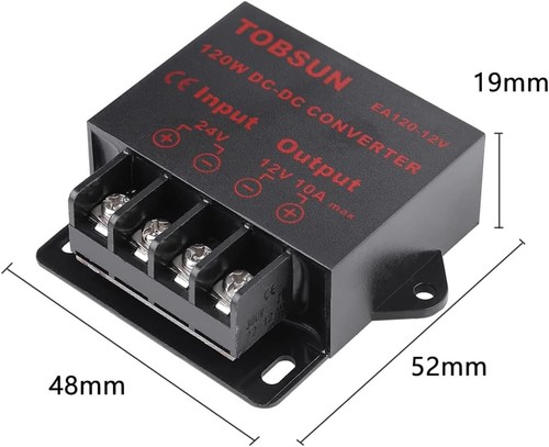 DC 24V to 12V 10A 120W Step Down Buck Converter Voltage - Picture 4 of 7