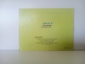 Millipede NES CIB Complete Tested Retro Vintage Nintendo