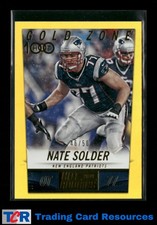 2014 Panini Hot Rookies #302 Nate Solder Gold Zone #/50