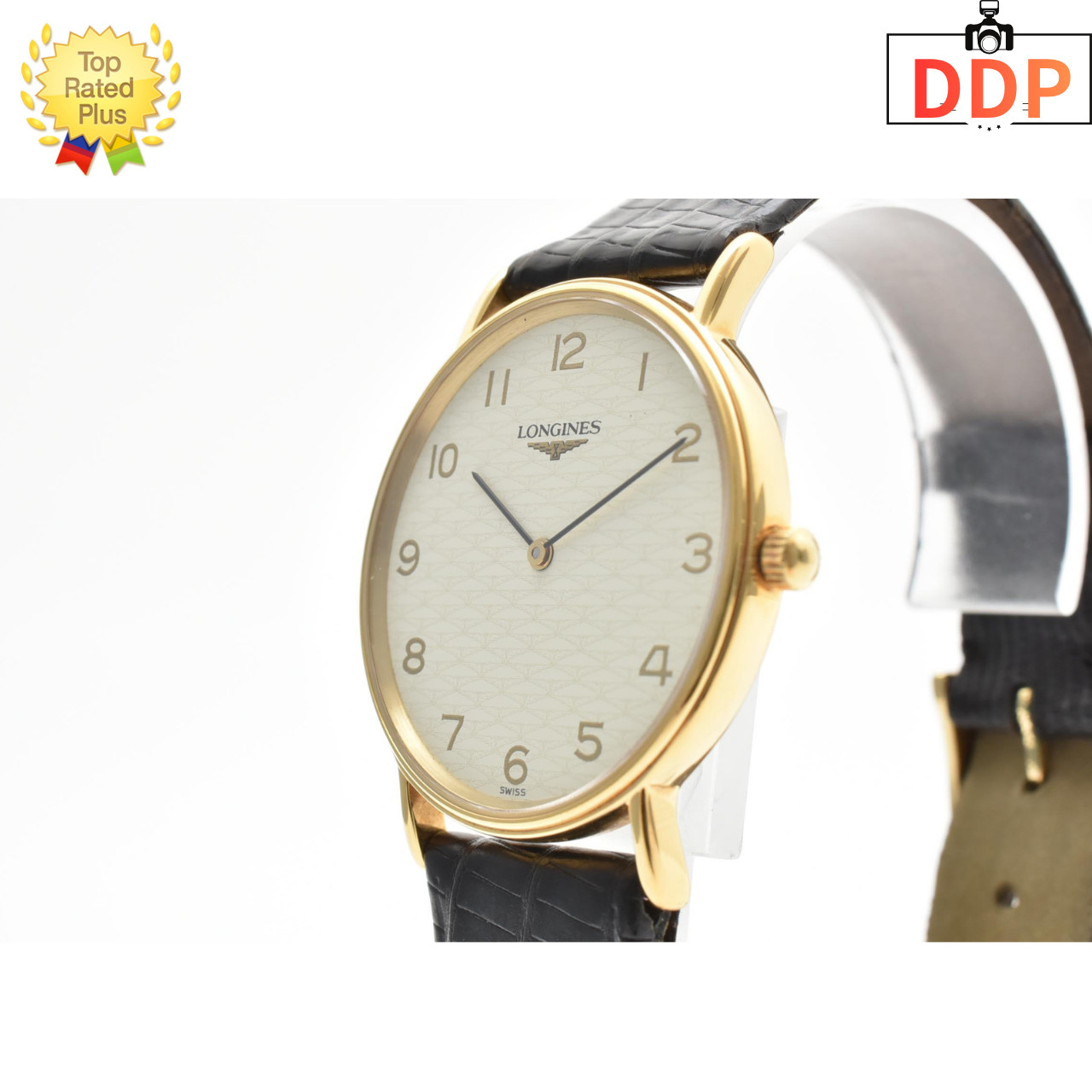 [NEAR MINT] Longines Grand Classic L4.637.2 White Dial Quartz Men's Watch JAPAN