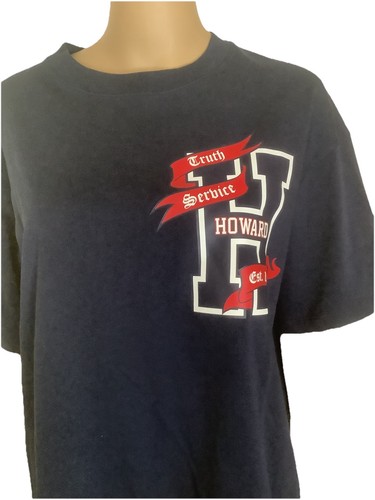 Nike Air Jordan x Howard University T-Shirt Women's L Blue Activewear Performan - Picture 5 of 10