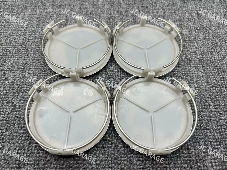 Tapacubos tapacubos central rueda AMG piano negro acabado espejo 75 mm para Mercedes-Benz Foto 3 de 3