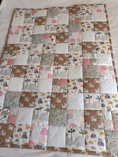 Patchwork Bettdecke für Kinder 105x142 cm.