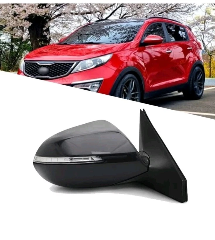 Passenger Side Mirror Fit for 2011 2012 2013 2014 2015 KIA YY-964 #LH - Image 2 of 4