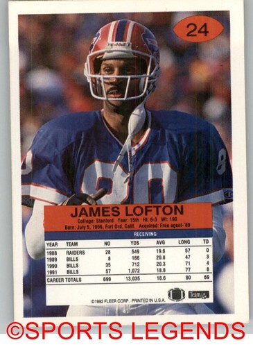 1992 Fleer NFL #1-100 - Picture 49 of 201