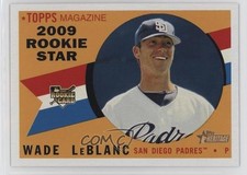2009 Topps Heritage Rookie Stars Wade LeBlanc #141 0nr3