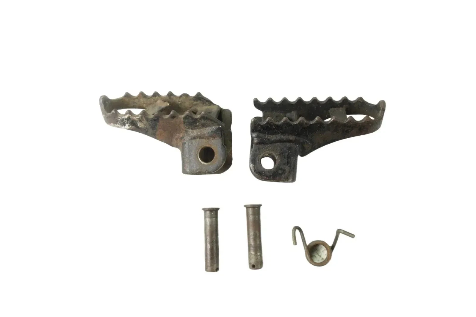 1986 Honda XL250R OEM Left Right Foot Rests Pegs 50616-KK0-000 B4540