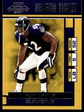 Ray Lewis 2001 Playoff Contenders #8 Ravens NFL READ FREE SHIPPING AutographDen