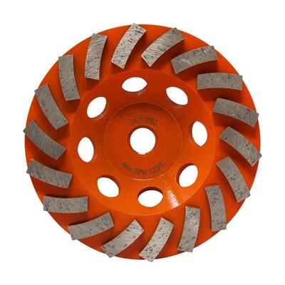 RIDGID 5 in. 18-Segment Turbo Cup Grinding Wheel Power Tool Accessory