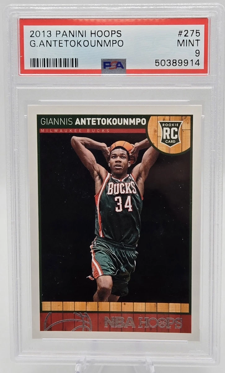 Giannis Antetokounmpo Basketball Grade 9 Rookie Sports Trading