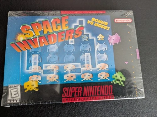 Space Invaders SNES SEALED Super Nintendo Game
