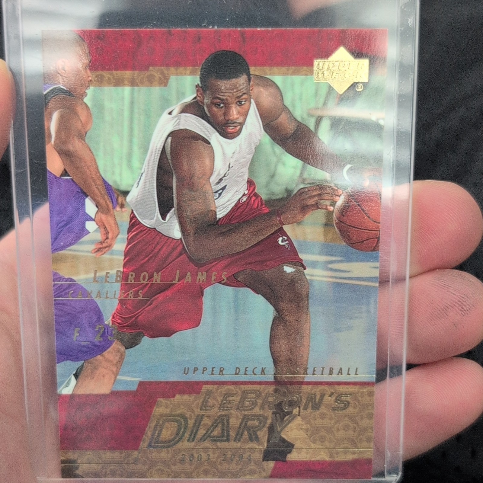Upper Deck 2003-04 Upper Deck LeBron James LeBron's Diary Insert #LJ6 Cavs