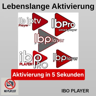 Ibo Player Pro App Lebenslange Aktivierung Lifetime Activation Freischaltung