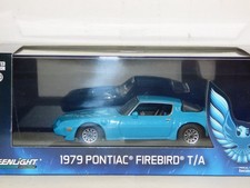 Greenlight 1:43 scale 1979 Pontiac Firebird Trans Am Atlantis blue