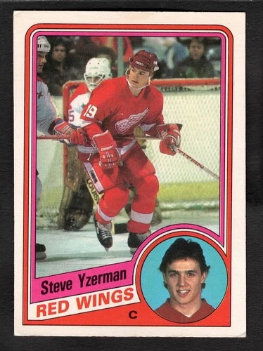 1984-85 Steve Yzerman O-Pee-Chee Hockey Rookie RC Red Wings #67