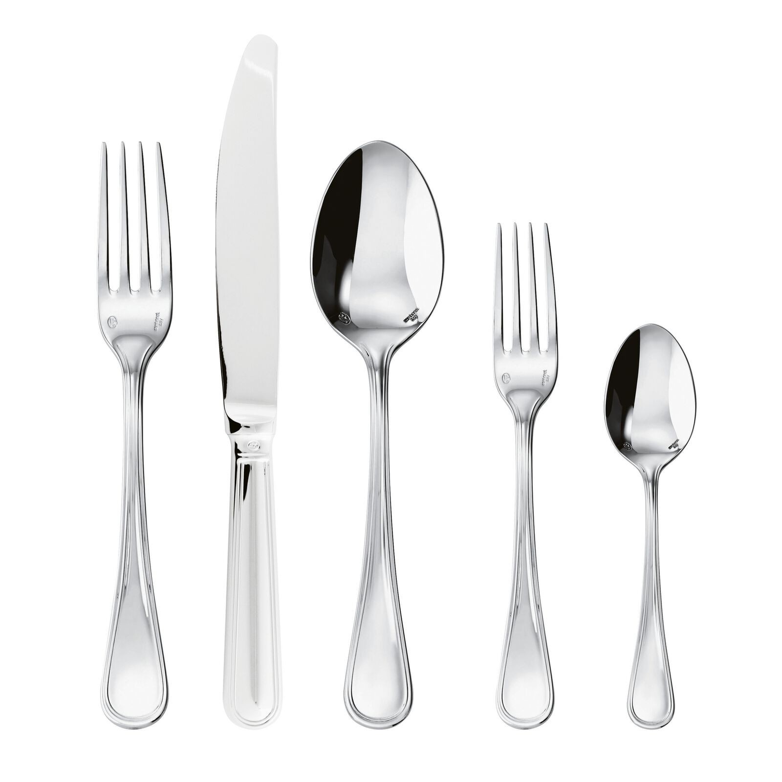 SAMBONET, ITALY  "CONTOUR"  Flatware place setting, 5 pieces