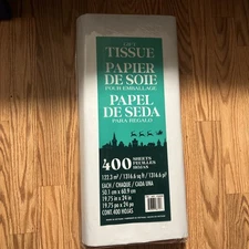 White Tissue Paper for Gift Bags White Tissue Paper Bulk - 400 Sheets 20" X 24"