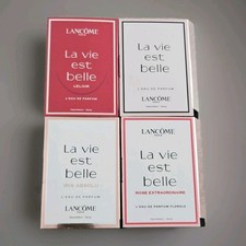 4 Proben Lancome La Vie Est Belle Rose Extraordinaire Iris Absolu L'Elixir EdP