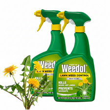 Weedol Lawn Weed Killer Spray Bundle - Pack of 2 x 1L 8.50 per litre