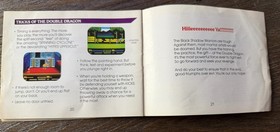 Double Dragon 2 II: The Revenge - NES Nintendo, Instruction Manual, Booklet Only