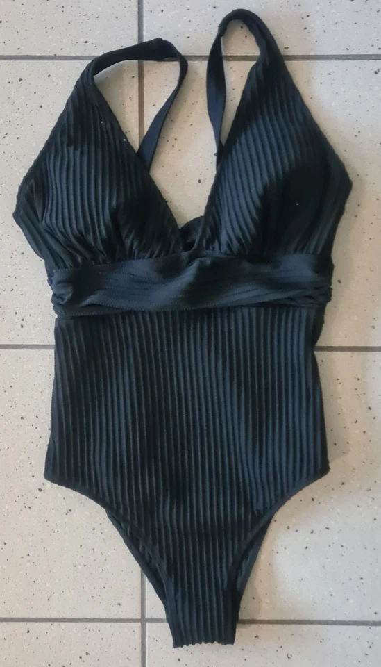 Maillot de bain gainant et amincissant 1 pièce pour femme noir taille L neuf - Photo 2/4