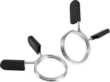 Barbell Clips Olympic Barbell Clamps Collars 2 Inches Weight Bars Lock...