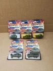 1984 VINTAGE HOT WHEELS VINTAGE ACTION COMMAND SERIES 5 vehicle set Missing Jeep