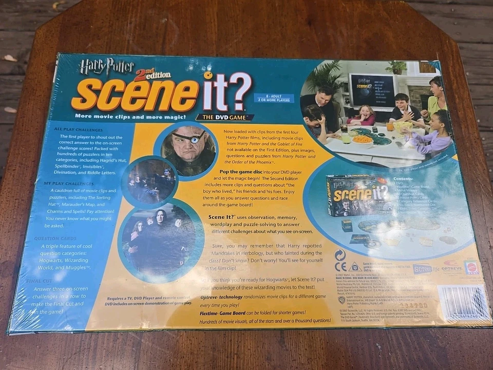 Harry Potter Scene It 2nd Edition DVD Trivia Game Sealed Brand New Mattel - Image 3 of 4