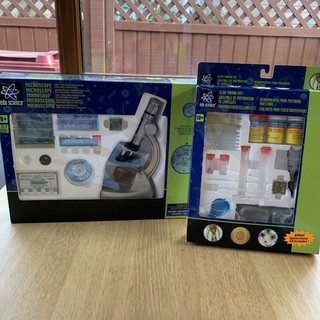 Set microscopio Edu Science per bambini. 750x. Kit anche per fare diapositive incluso. Ottime condizioni