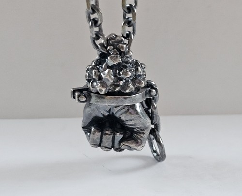 Zeus Power Faust Hand Pendant Anhänger "Destiny" Kette Fitness Badass Gym Kupfer - Bild 2 von 10
