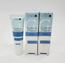 2X CND Creative Nail Design Cuticle Eraser Nail Treatment Cream New in box