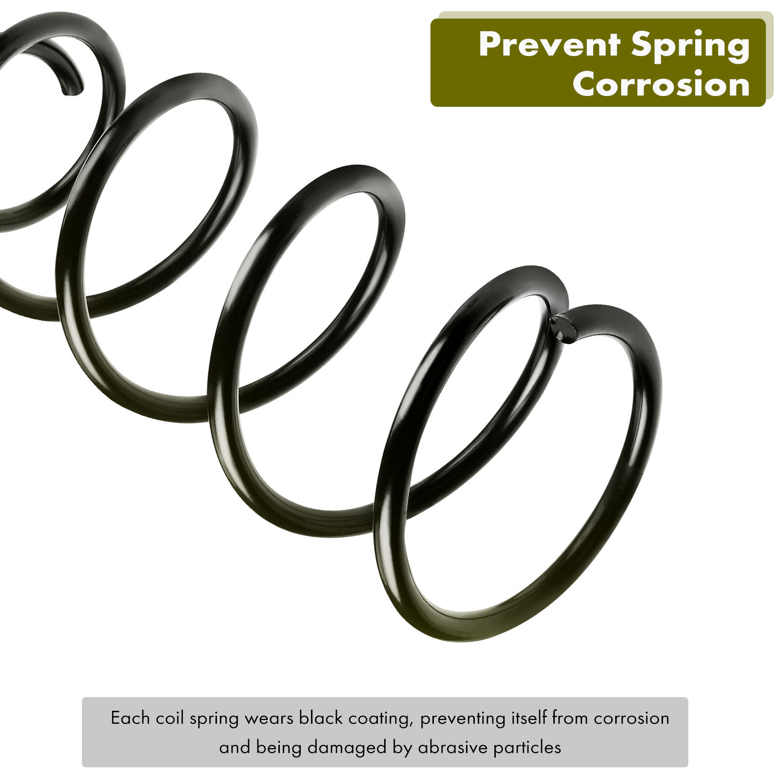 New 2x Coil Spring for Ford Mustang 1979-1995 Mercury Capri Rear Left ...
