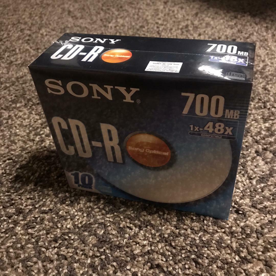 Lot of 10 SONY CD-R 700mb